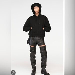 Zara Steven Meisel ‘23 Motorcycle Boots w box and bag.